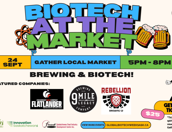 Biotech at the Market Sept. 24 5-8pm