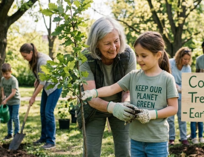 Planting trees