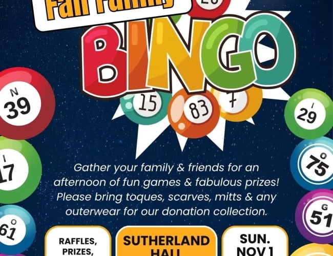 Fall Family Bingo