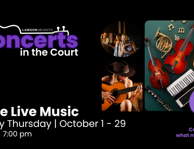 Free Live Music every Thursday in October from 5 - 7 pm