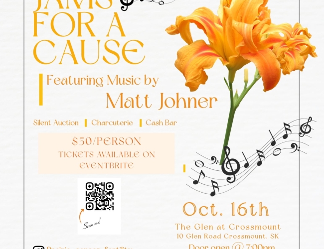 Event information on Jams for a cause 
