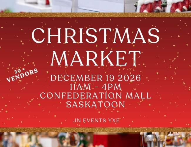 Christmas Market - Confederation Mall - December 19 2026 - 11am - 4pm