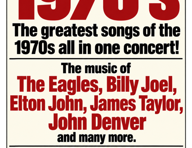 That 1970's Singalong Show - Music concert  Tribute to the greatest songs of the 1970's