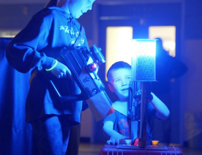 Merrill Dunes Outdoor Laser-Tag - Mobile, Indoor During Winter Cold.