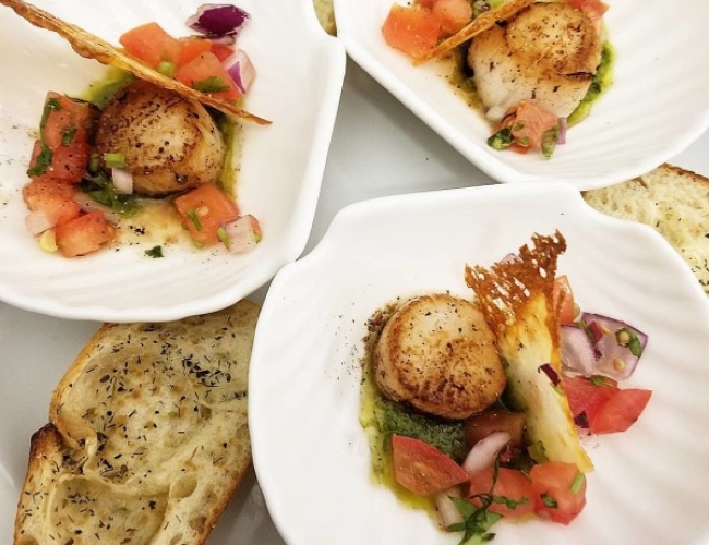 Living Sky Cafe – Seared Scallops