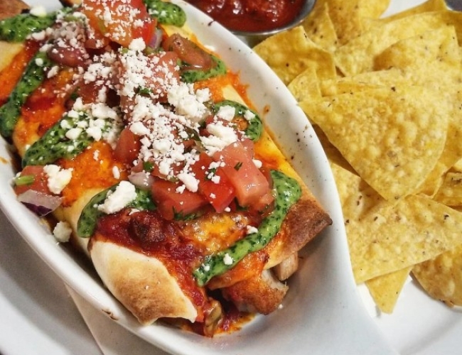 Living Sky Cafe – Chicken Enchiladas