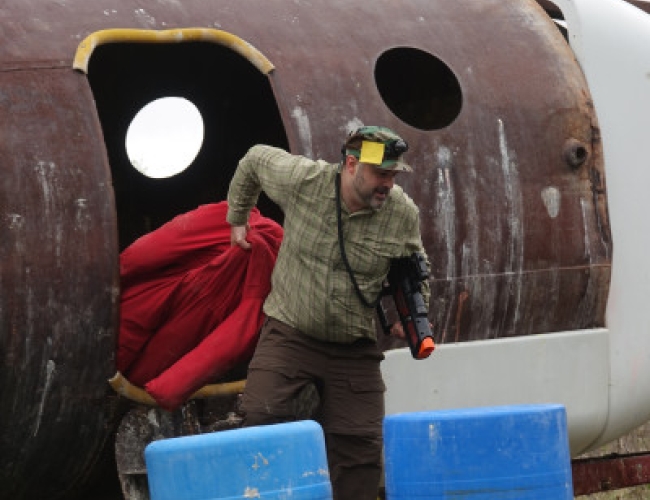 Merrill Dunes Paintball and Laser Tag – The Laser Squad Offence At Work!