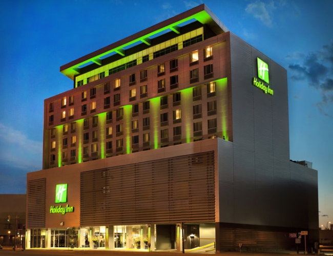 Holiday Inn Saskatoon Downtown – Holiday Inn Saskatoon Downtown Exterior Night Shot  HIGH RES