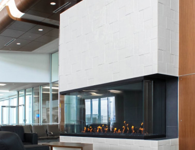 Skyxe Saskatoon Airport – Fireplace SKYXE