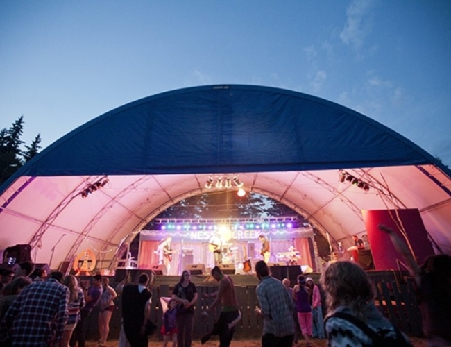 Ness Creek Music Festival – Ness Stage View