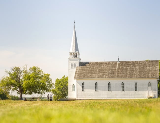 Batoche National Historic Site - St. Antoine-de-Padoue Church, Batoche NHS