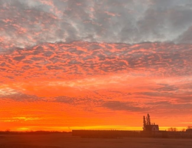 Fort Battleford National Historic Site/Parks Canada - Fort Battleford Sunset