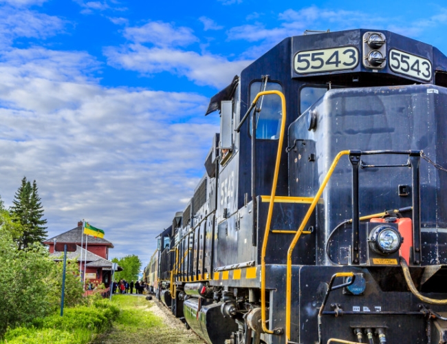 Wheatland Express Excursion Train - Engine 5543 For The Wheatland Express