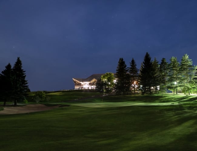 Riverside Country Club – Clubhouse At Night