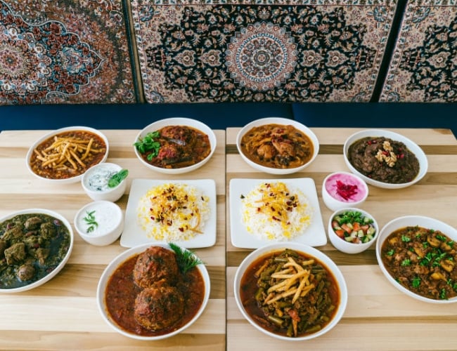 Botté Persian Kitchen – Kitchen Spread