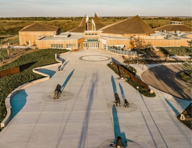 Wanuskewin - Aerial Shot