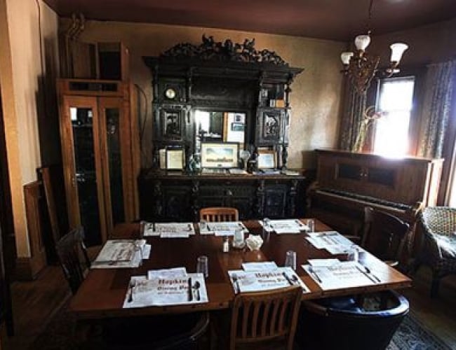Dinner: Hopkins Dining Parlour