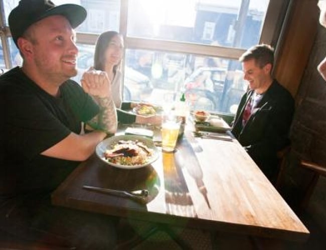 Lunch at Odd Couple