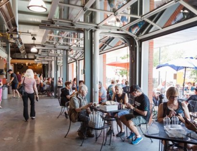 Lunch and shopping at Gather Local Market 