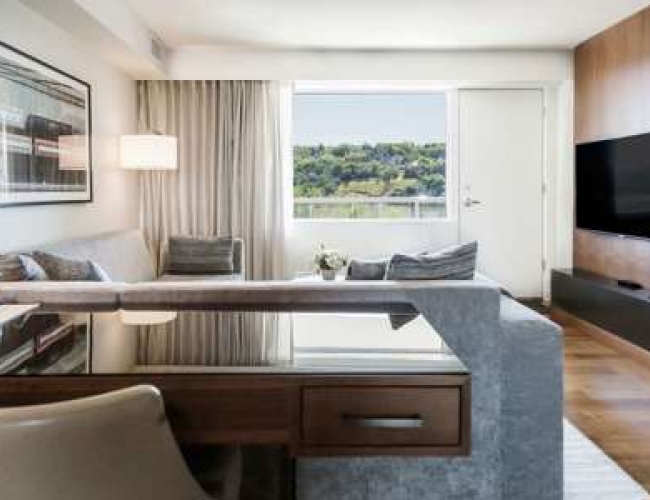 Check in at The James Hotel