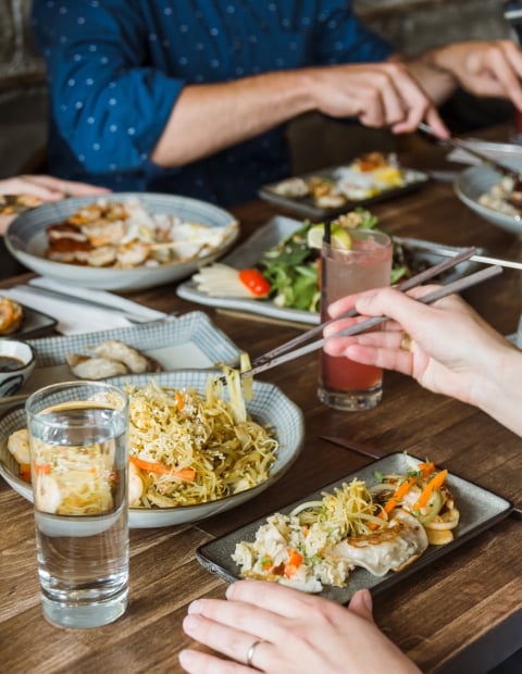 people eating 