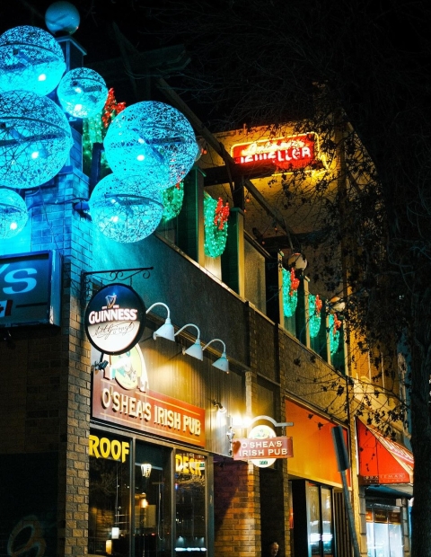 O Shea's at Night
