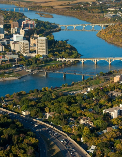 Saskatoon - Aerial Shot
