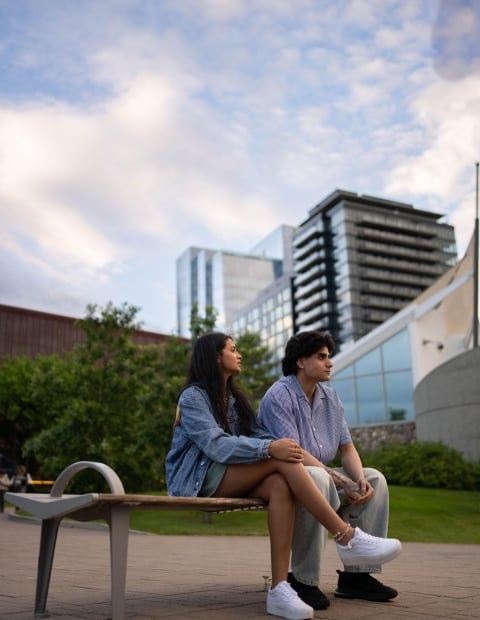 Couple at River Landing