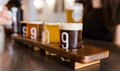 flight of beers