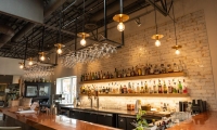 bar area with drinks at Odla