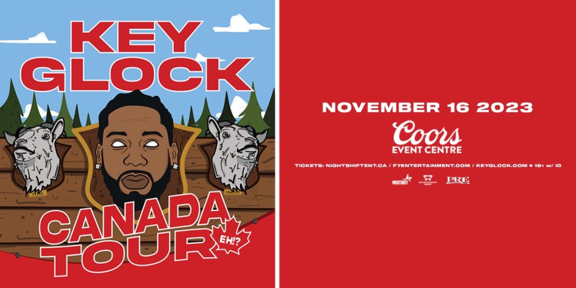 Poster for Key Glock event