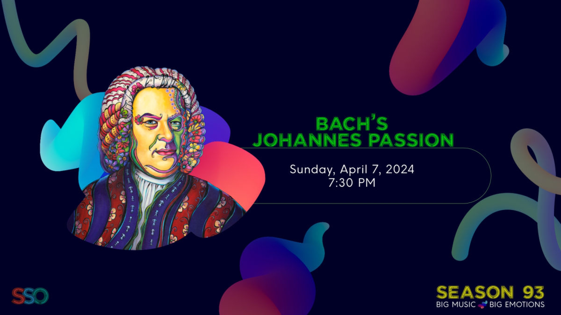 Poster for Bach event