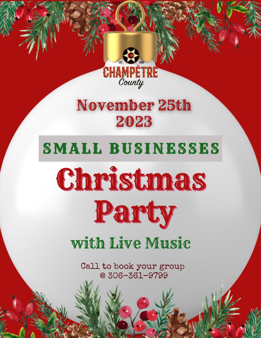Poster for the Small Business Christmas Party