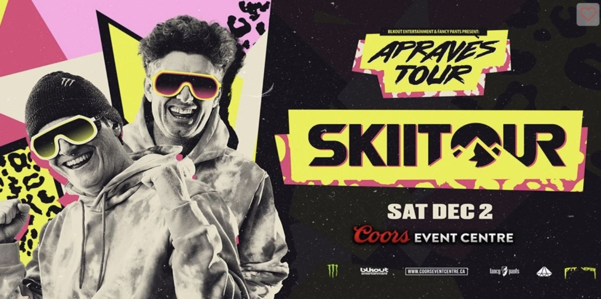 Poster for the event featuring snowboarders