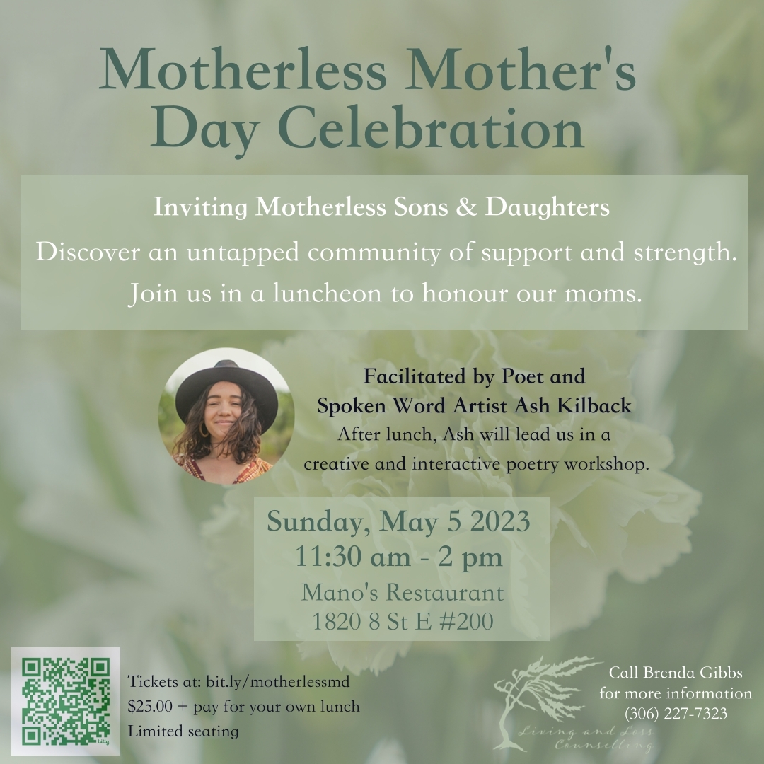 Motherless Mother's Day Event Poster