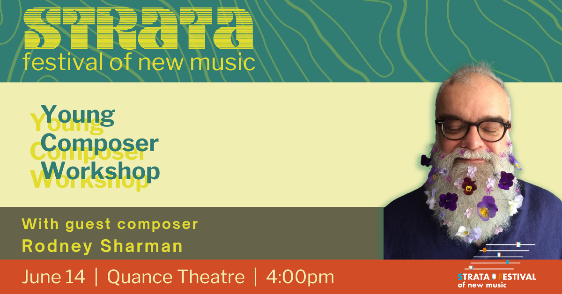 Young Composer Workshop & Masterclass with Rodney Sharman takes place at Quance Theatre, University of Saskatchewan, on Friday, June 14th, 2024, 4:00 PM