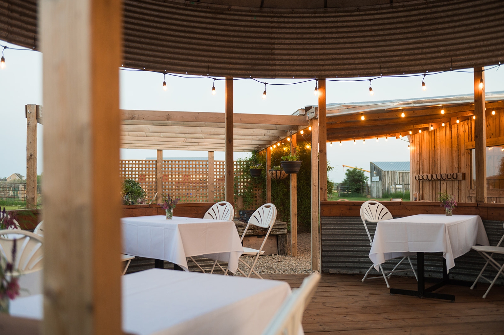 View of the seating area