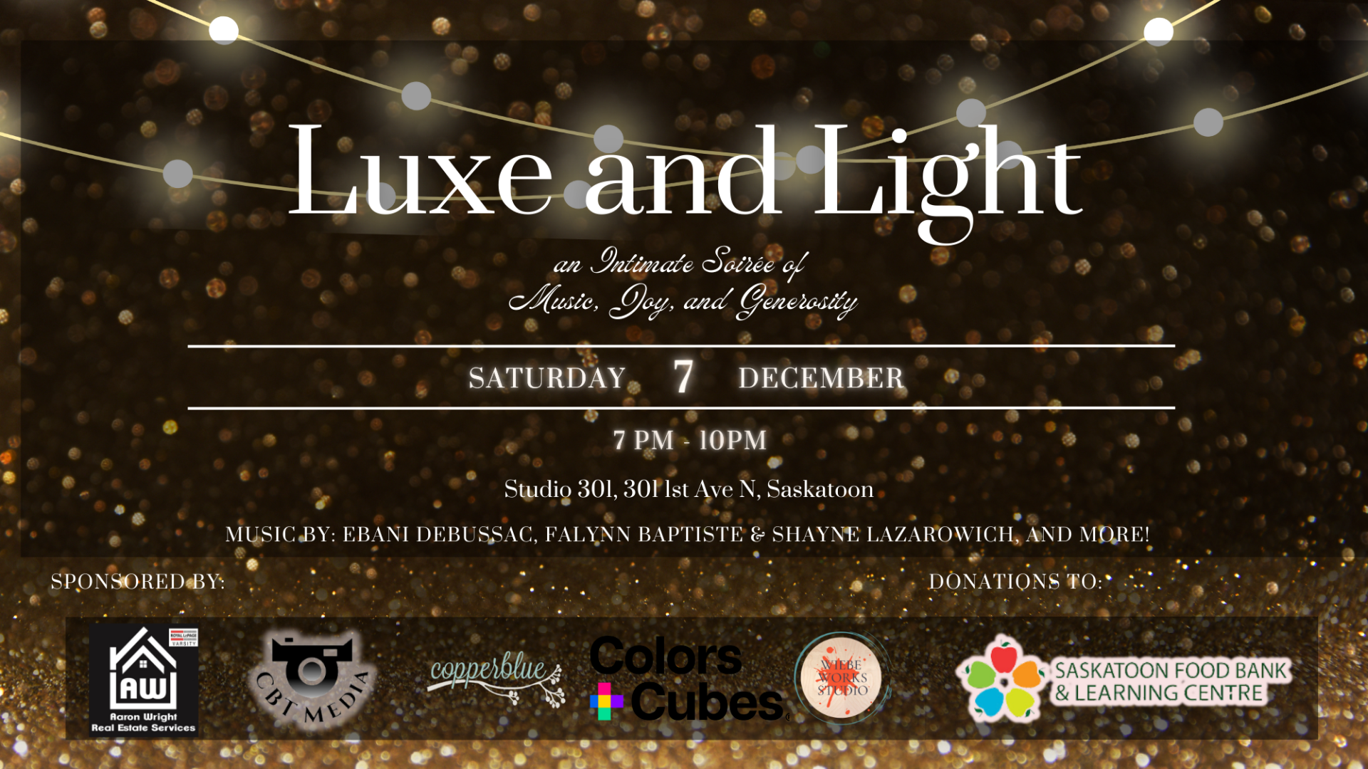 Luxe and Light: an Intimate Soiree of Music, Joy, and Generosity