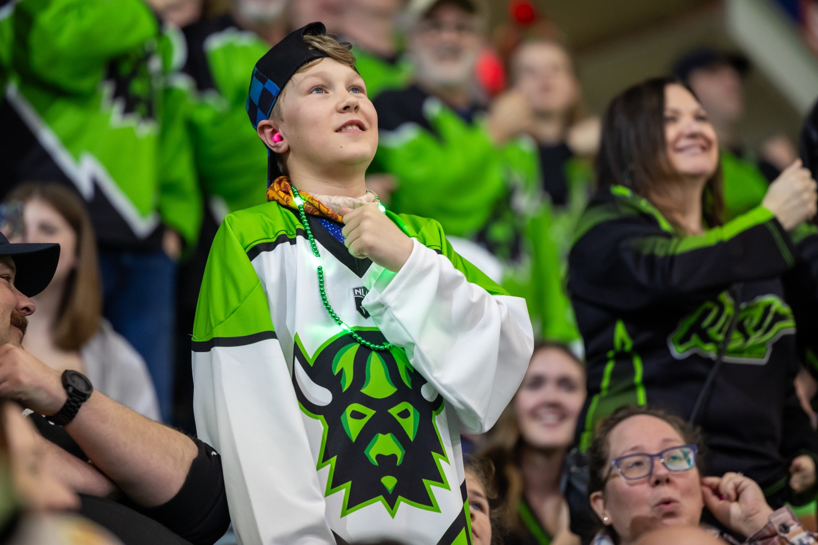 Rush Fan Chest Pumping after a Goal