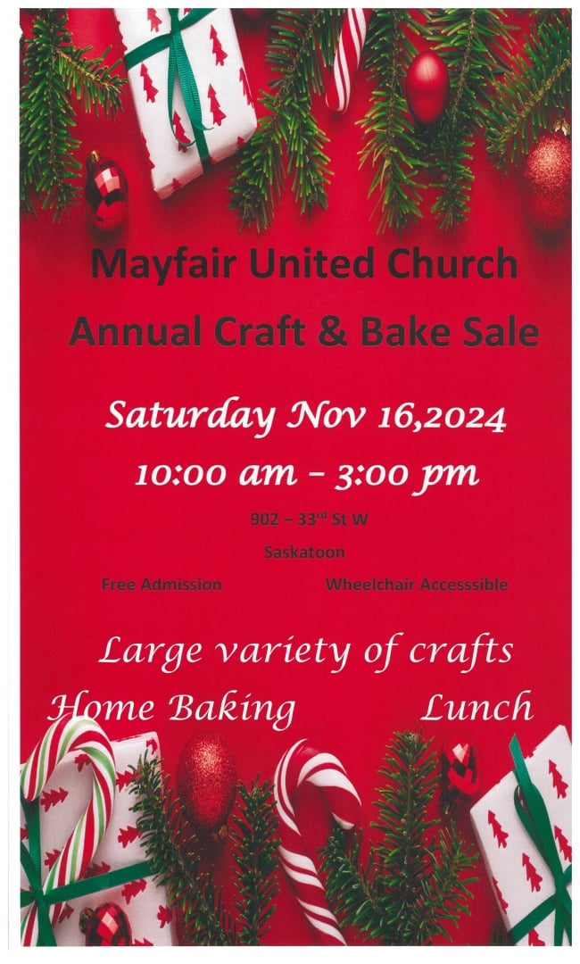 Annual Craft and Bake Sale