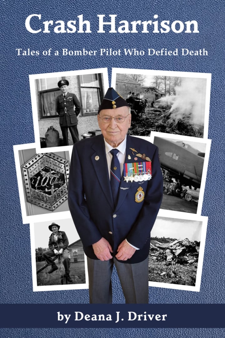 Book entitled "Crash Harrison: Tales of a Bomber Pilot Who Defied Death