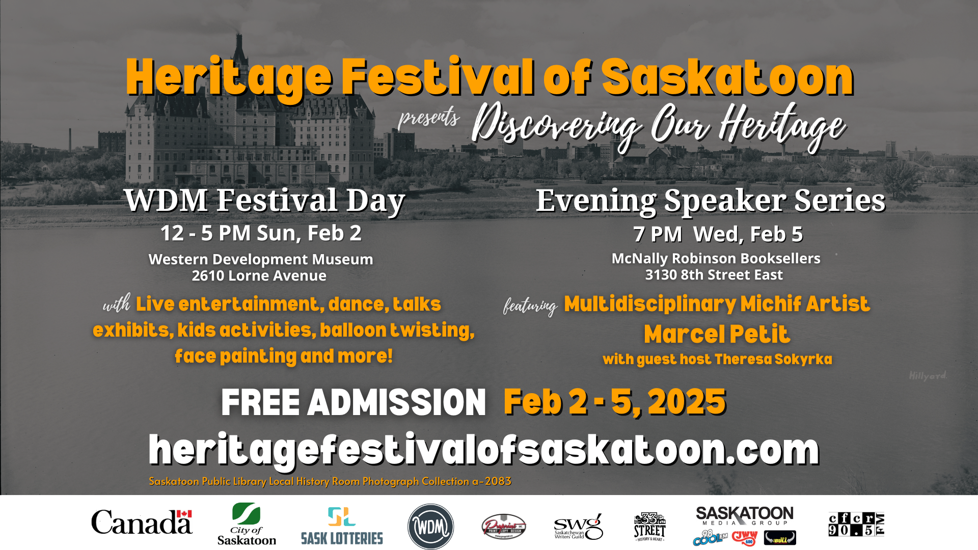 Poster for the Heritage Festival of Saskatoon