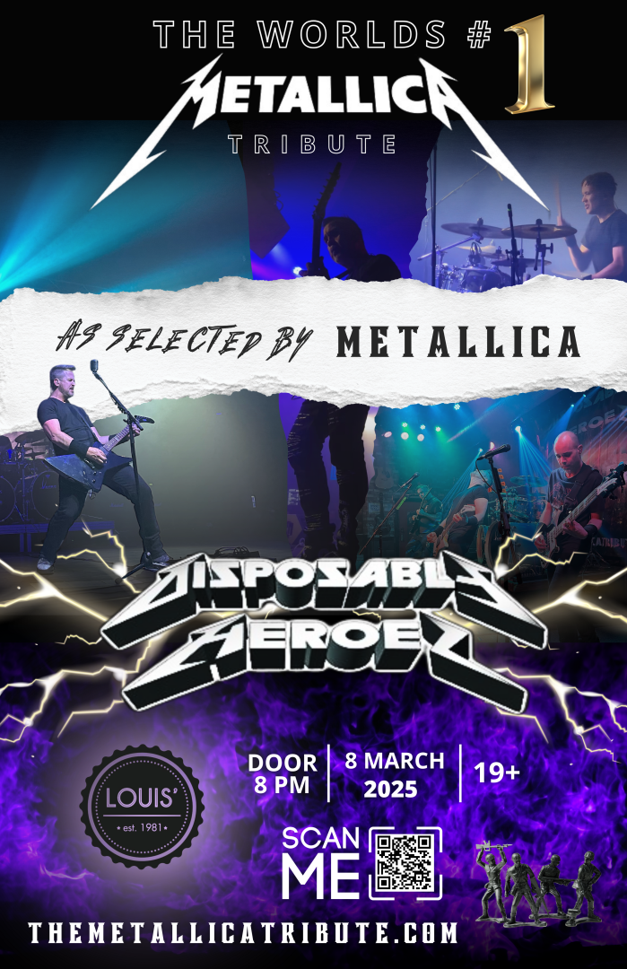 Disposable Heroes | The World's #1 Metallica Tribute | As selected by Metallica