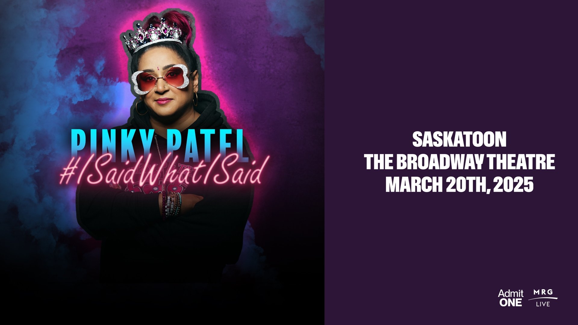 Pinky Patel #IsaidwhatIsaid tour