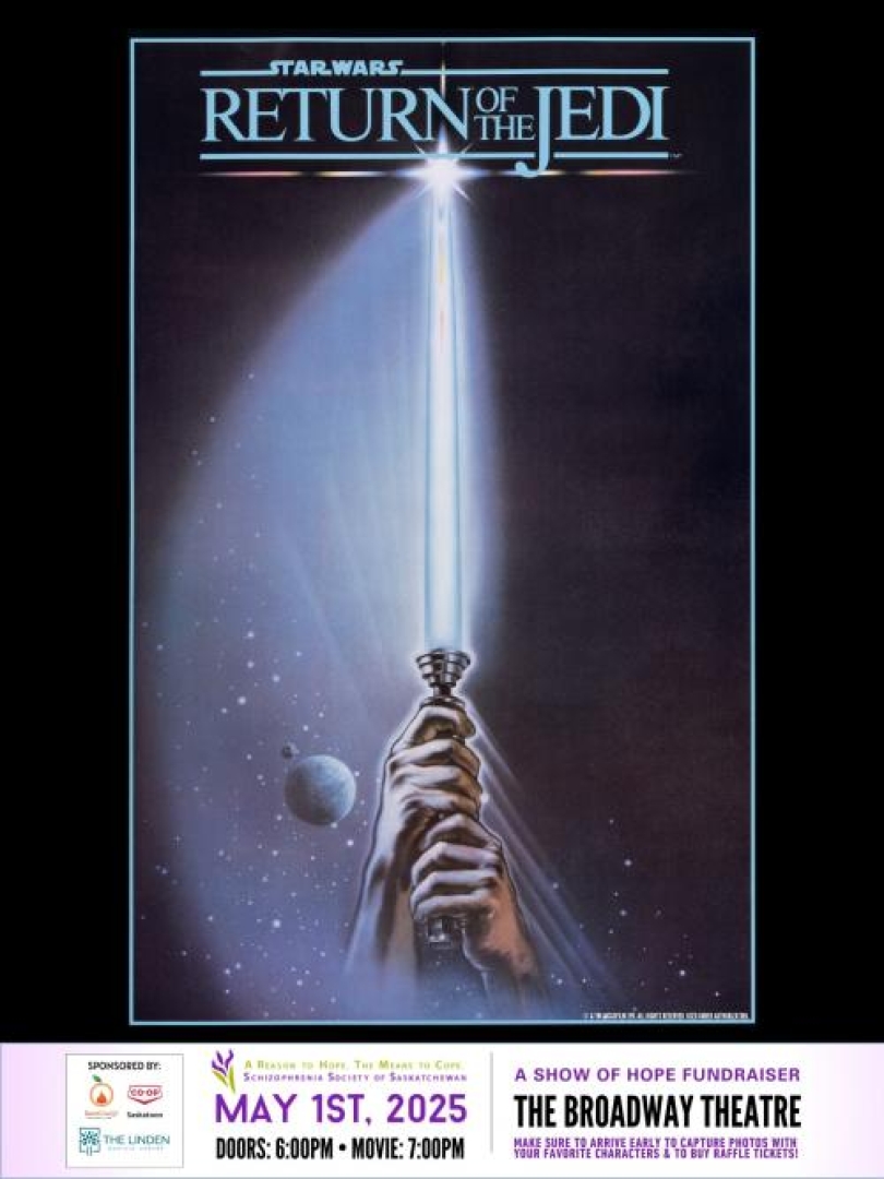 Image of the movie poster: Star Wars: Return of the Jedi. 