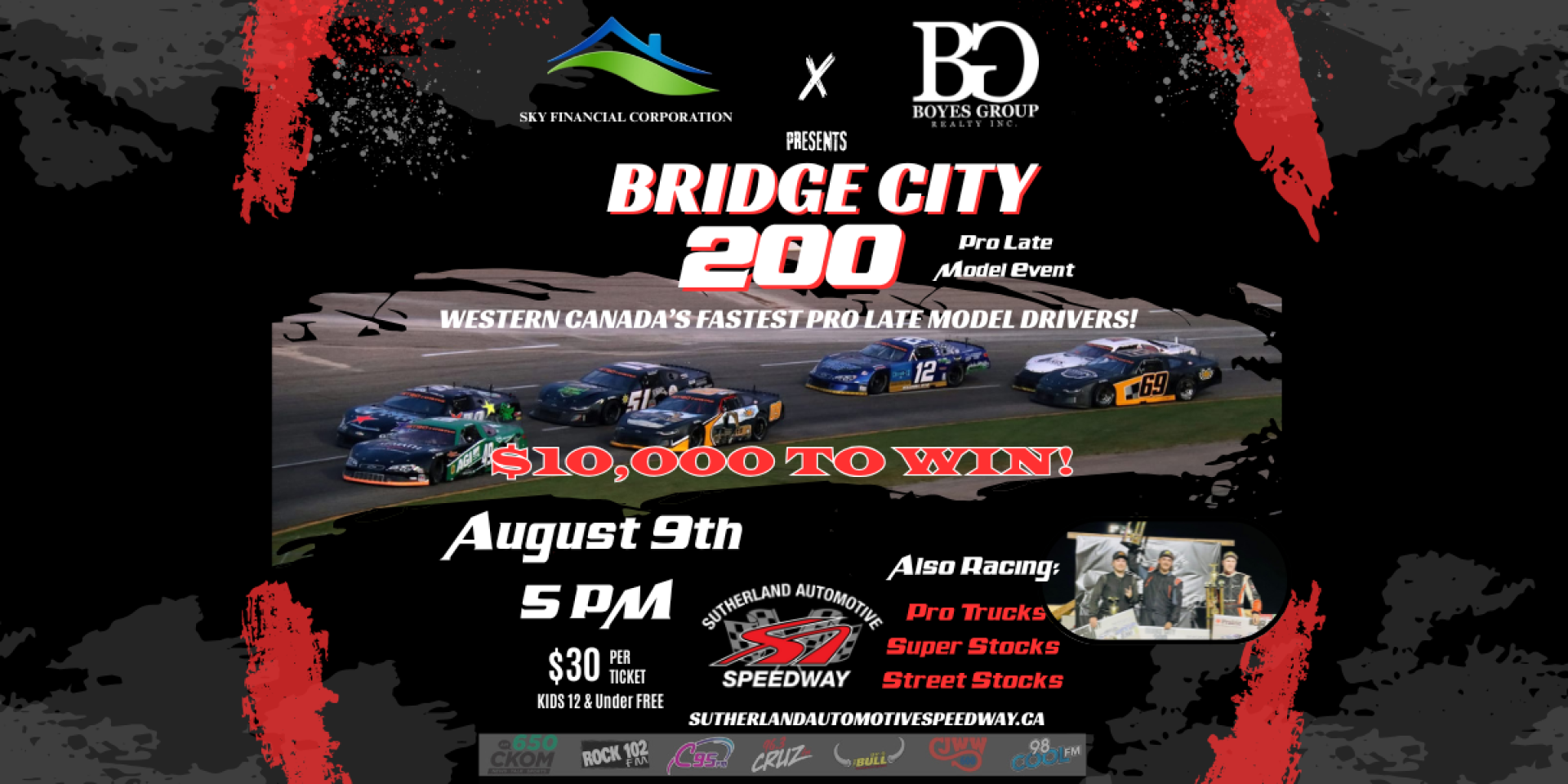 Bridge City 200 Pro Late Model Event | Pro Trucks | Super Stocks | Street Stocks