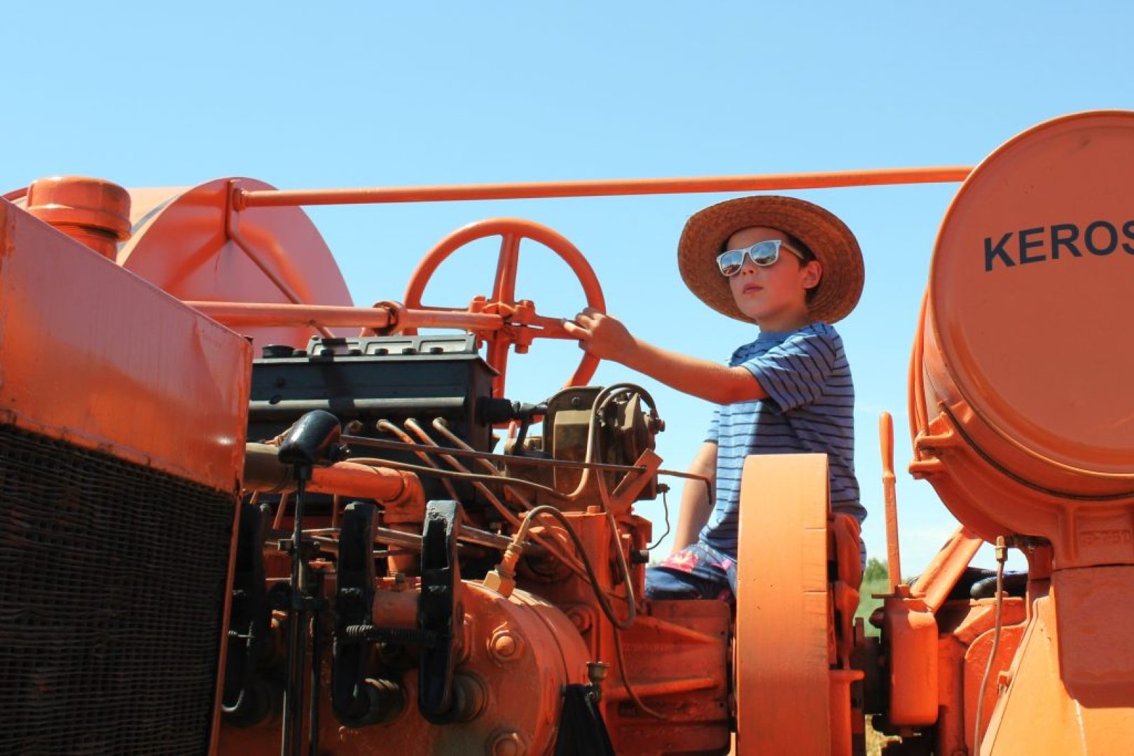 Get hands-on and explore our antique farm machinery!