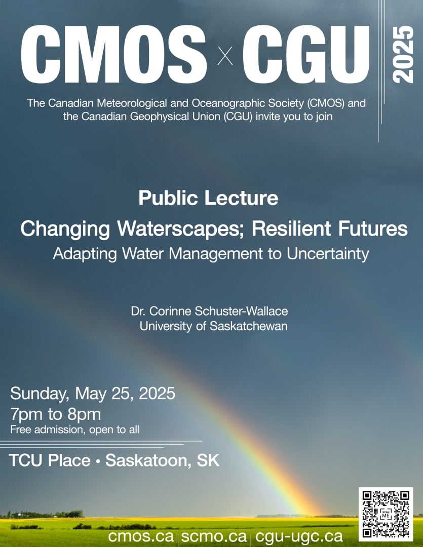 A poster of the event provides the details of the lecture 
