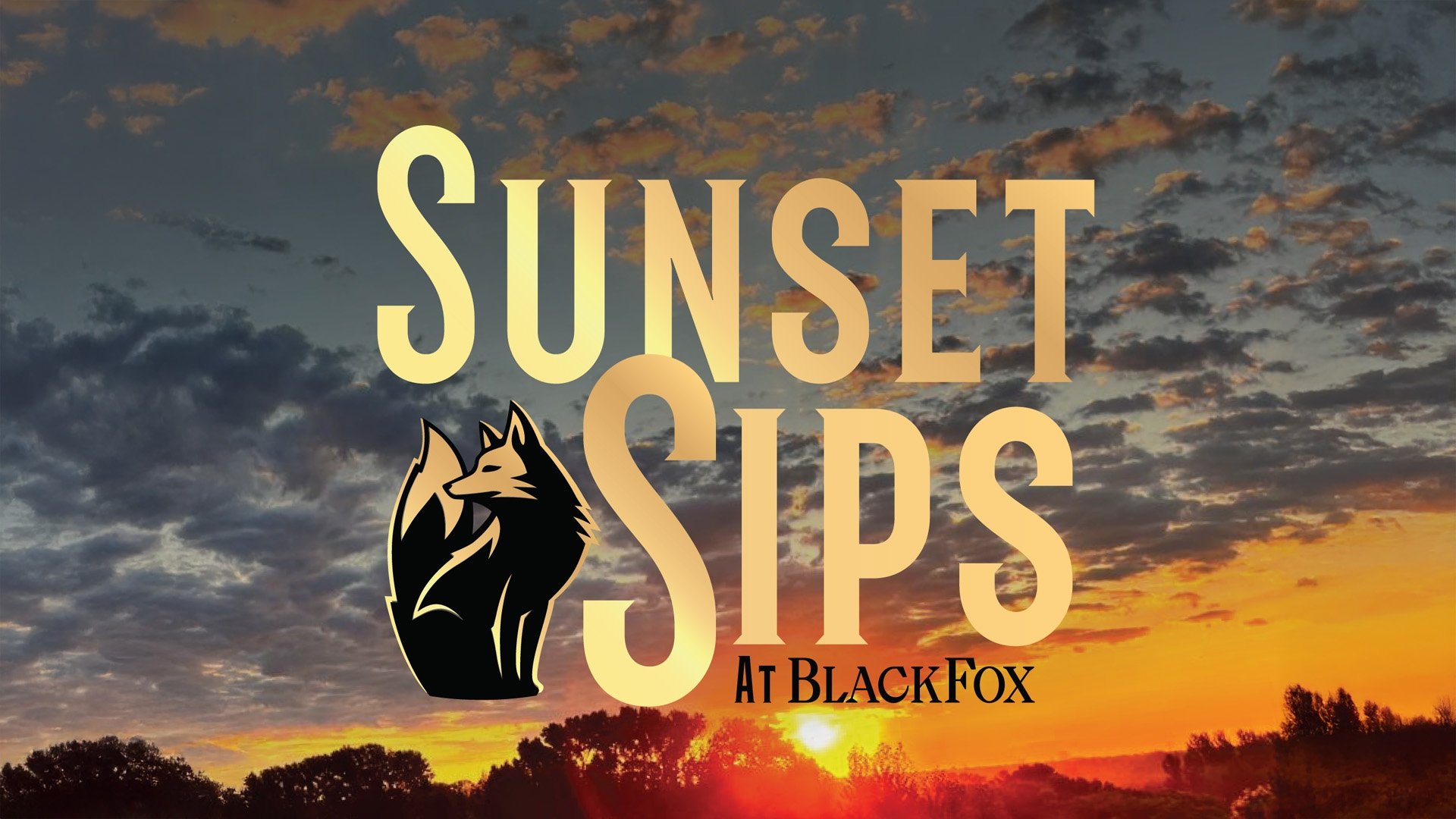 Enjoy the sun set over the hills of the river valley at Black Fox Farm and Distillery