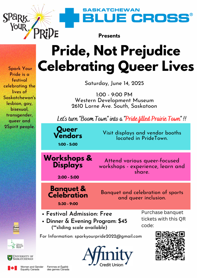Spark Your Pride Poster Saturday June 14, 2025